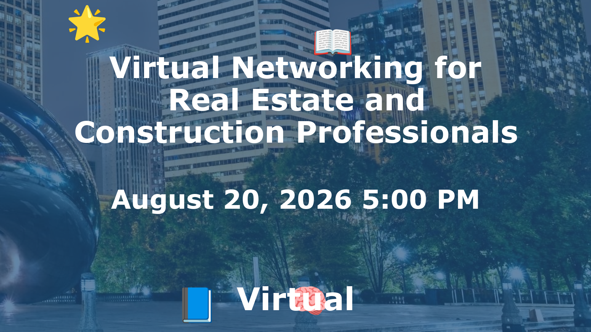 Virtual Networking for Real Estate and Construction Professionals event image
